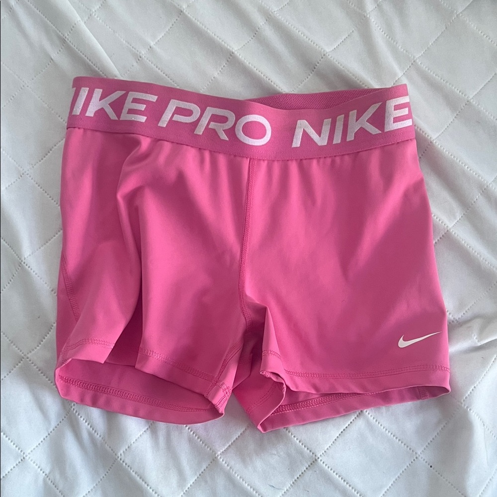 Nike Pro Bright Pink Shorts